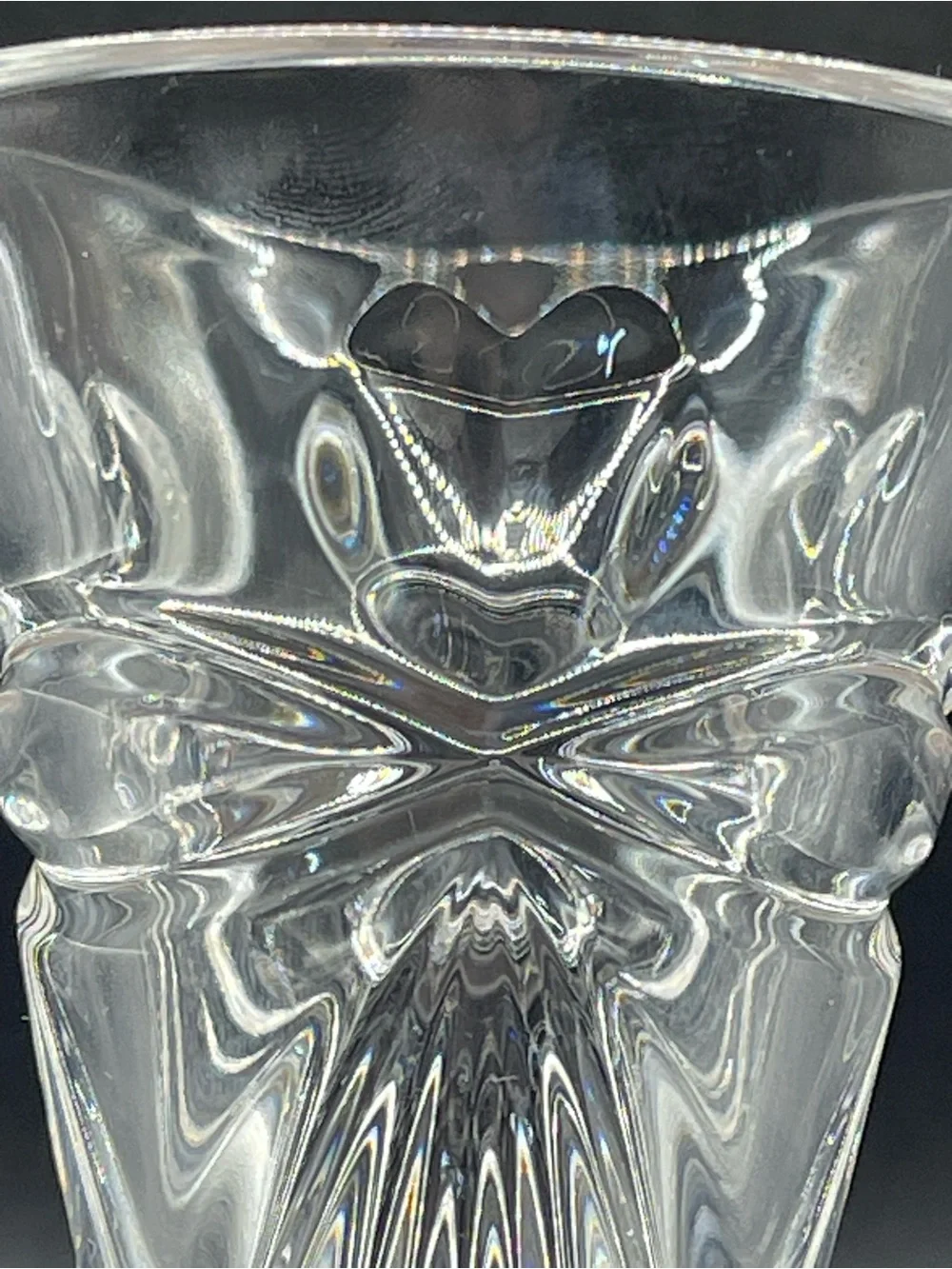 Vintage Waterford Crystal Love Heart Bud Vase